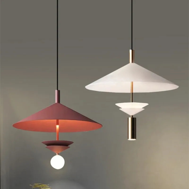 Nordic UFO Pendant Light for Dining Bar Living Room, Axyaa Designer Hanging Lamp