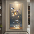 Axyaa Lotus Flower LED Wall Lamp: Modern Luxury Entrance Decoration