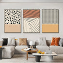 Axyaa Abstract Colorful Lines Wall Art Canvas Painting Nordic Print for Modern Living Room
