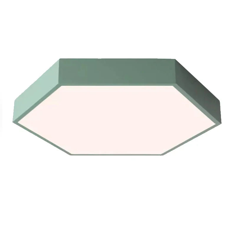 Axya Hexagonal LED Ceiling Chandelier for Nordic Modern Indoor Lighting