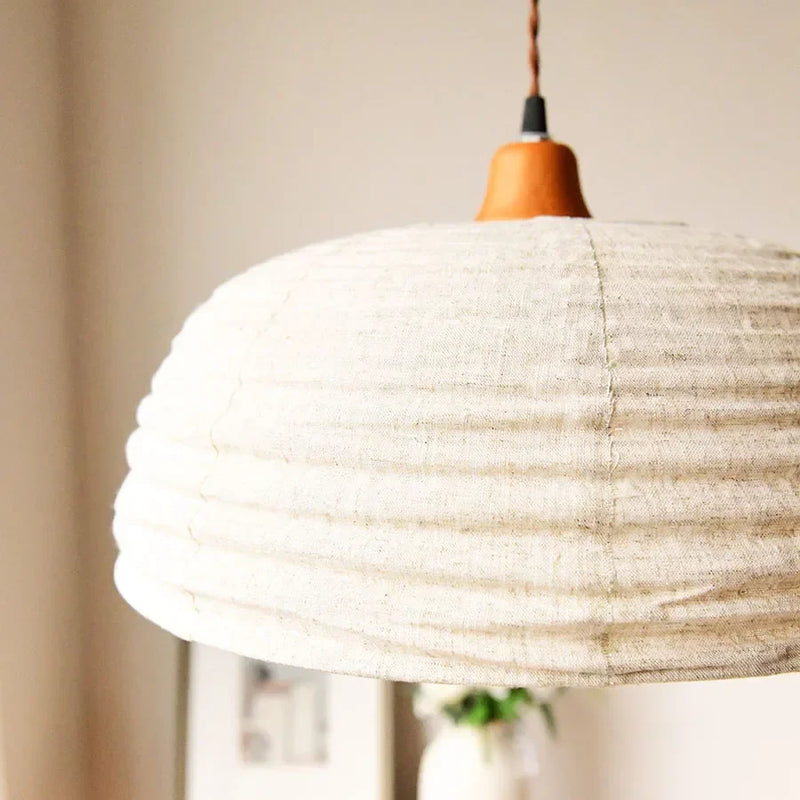 Axyaa Wabi Sabi Fabric Chandelier for Chic Ambiance in Home, Restaurant, or Hotel