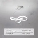 Axyaa Tricolor Metal Chandelier Luxury LED Pendant Light