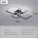 Axyaa Square LED Ceiling Light with 4 Heads for Living Room, Study & Home Decor