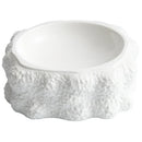 Axyaa Double-layer Ceramic Western-style Salad Bowl Dining Tableware, White