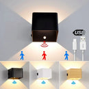 Axyaa Wireless LED Wall Lamp with Motion Sensor & USB Charging