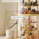 Axyaa Doll Storage Display Rack: Dustproof 360° Rotation Showcase for Action Figures
