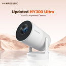 Axyaa Magcubic Electric Focus 4K Ultra Portable Projector 8000Lumens Android11 Speaker
