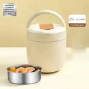 Axyaa Stainless Steel Insulated Lunch Box 1.2L/1.5L, 12-Hour Insulation