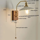 Axyaa Ceramic LED Wall Lights for Bedroom & Living Room