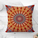 Axyaa Mandala Sun Moon Pillowcase: Bohemian Sofa Cushion Cover