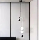 Axyaa Nordic Geometric Chandelier - Minimalist Creative Living Room Bedside Light