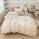 Axyaa Modern Minimalist Duvet Cover Bedding Sets, All Season Comfort, Solid Color