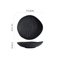 Axyaa Water Ripple Ceramic Plate - Restaurant Tableware