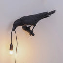 Axyaa Lucky Bird Bedside Lamp: Resin Animal Design, Modern Home Decor Fixture