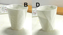 Axyaa White Bone  Coffee Mug, Novelty Geek Design, Porcelain Espresso Cup