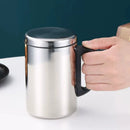 Axyaa Stainless Steel Thermal Coffee Mug with Handle and Lid