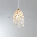 Axyaa Crystal Chandelier: Water Droplet Design Hanging Light, French Vintage Elegant Handcrafted Lighting for Dining Room & Bedroom