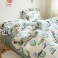 Axyaa Double Bed Duvet Cover 150x200 Breathable Quilt Comforter Cover