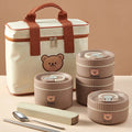 Axyaa Stainless Steel Thermal Lunch Box: Insulated, Leak Proof, Microwave Safe, Portable Bento Box