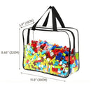 Axyaa Clear PVC Storage Bag for Toys, Cosmetics, and Crafts