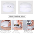 Axyaa Rotating Body Sensing LED Night Light for Home Bedroom Cabinet Decor