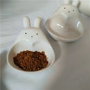 Axyaa Rabbit Ceramic Small Plates - Set of 2