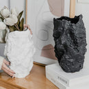 Axyaa Stone Grain Ceramic Flower Vase Set for Arrangements and Ornaments