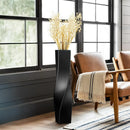 Axyaa Twisted Geometric Flower Vase - Elegant Home Decor & Centerpiece