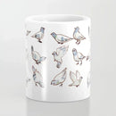 Axyaa Pigeon Collection Mug - 11oz Ceramic Birds Lover Gift for Girl Friends