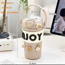 Axyaa Insulated Stainless Steel Travel Mug Thermal Cup - 450ml