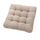 Axyaa Red Christmas Floor Seat Cushion - Large Square Tatami Pillow Mats