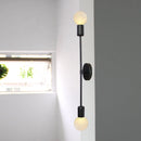 Axyaa Modern Nordic Double Heads Wall Lamps for Living Room, Bathroom Sconces