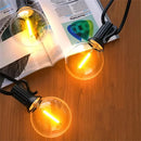 Axyaa Outdoor String Lights with Remote Control – 8 Functions, LED Edison Bulbs
