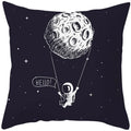 Universe Space Peach Skin Pillowcases by Axyaa - Cartoon Animation Pilot Cushion Cover