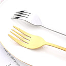 Axyaa Black Flatware Serving Set - 7Pcs Buffet Catering Utensils Kit