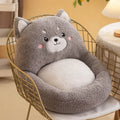 Axyaa Plush Animal Lazy Sofa Cushion with Integrated Backrest