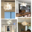 Axyaa Big Bang LED Pendant Lights Red White Postmodern Art Decor D65cm