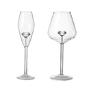 Axyaa 3D Diamond Rose Red Flower Champagne Flute 220ml Glass Cup