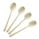 Axyaa Silicone Spoon Set - 4 Pack Non-Slip, Reusable, Portable, Dishwasher Safe