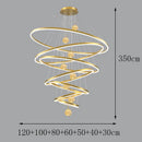 Axyaa Modern LED Pendant Light Chandeliers for Living Room and Dining Room