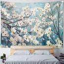 Axyaa Retro Plant & Flower Tapestry Wall Hanging for Home Art Decoration