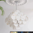 Axyaa Marble Chandelier: Faux Alabaster Ceiling Lamp for Living Room, Dining Room, Bedroom