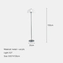 Nordic Bauhaus Style Mushroom Floor Lamp Axyaa Design - Creative Bedroom Tea Table Acrylic Lamp
