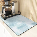 Axyaa Striped Dining Table Mat Coasters - Absorbent Placemats for Kitchen