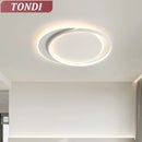 Axyaa Modern LED Round Ceiling Lamp for Living Room Bedroom Dining Room Home Lighting