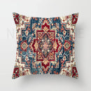 Axyaa Red Moroccan Short Plush Ethnic Style Cushion Cover for Home Decoration