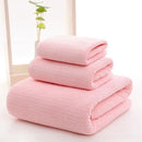 Axyaa Pineapple Grid Coral Fleece Towel Set