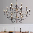 Axyaa Designer Chandeliers LED Lighting Fixtures for High Rise VillaStaircase and Dining Room