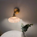 Axyaa Nordic Glass Wall Sconce LED Lamp for Dining Living Room