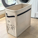 Axyaa Large Storage Box: Space-Saving Laundry Basket, Toy & Clothing Organizer
